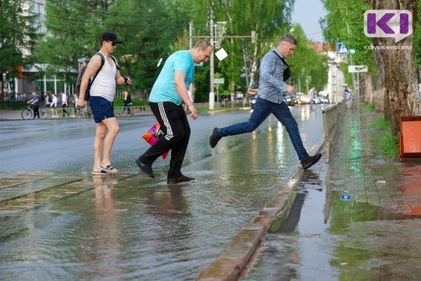 Погода в Коми на 16 июня: дождь, гроза, местами ливни