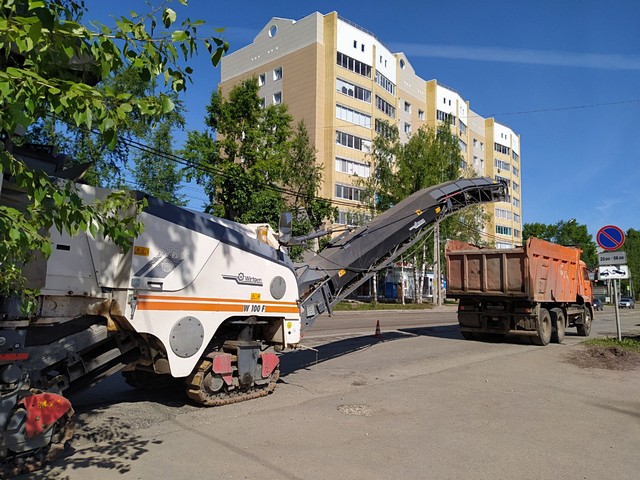 В Сыктывкаре продолжается ремонт Сысольского шоссе