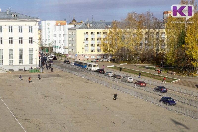 В Сыктывкаре временно откроют движение транспорта по Стефановской площади и улице Пушкина