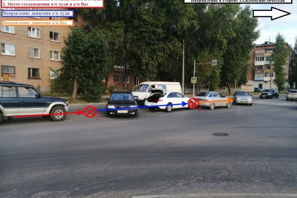В Сыктывкаре столкнулись три автомобиля, пострадали женщина и ребенок