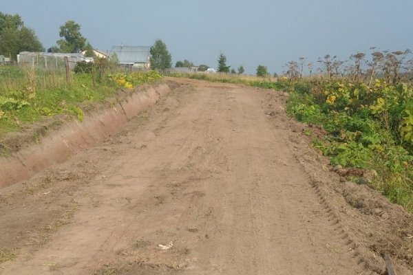 В деревне Красная Сыктывдинского района отремонтировали дорогу