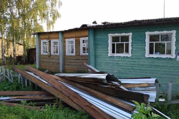 Ураган в Усть-Куломском районе прошелся по пяти населенным пунктам 