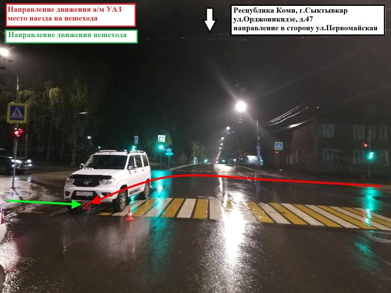 На дорогах Сыктывкара за сутки пострадали два человека 