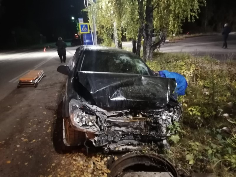В Сосногорске пьяный водитель Opel врезался в Mazda CX-5, пострадали трое