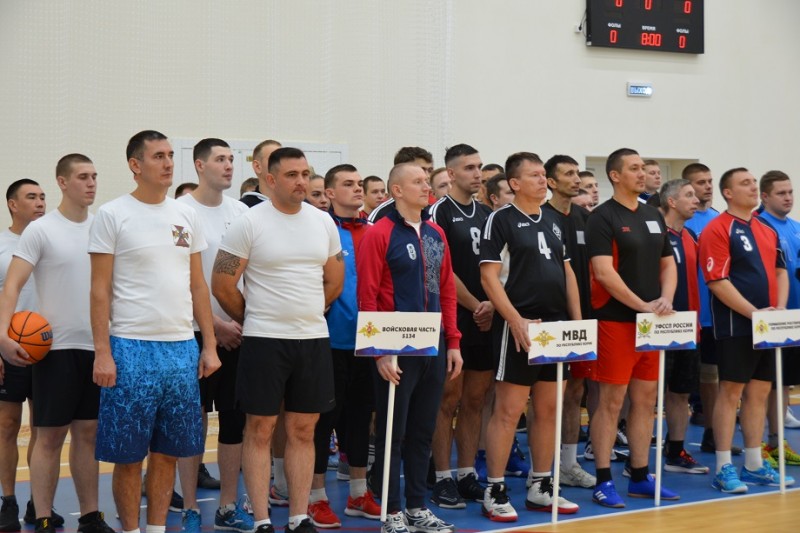 Команда УФСБ по Коми победила на турнире по баскетболу среди силовых ведомств
