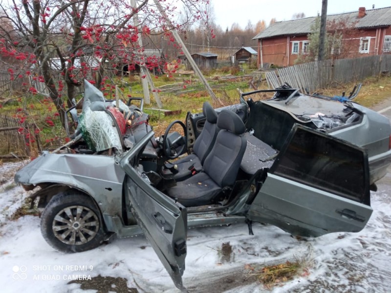 В Усть-Вымском районе из-за нетрезвого водителя погибли два человека