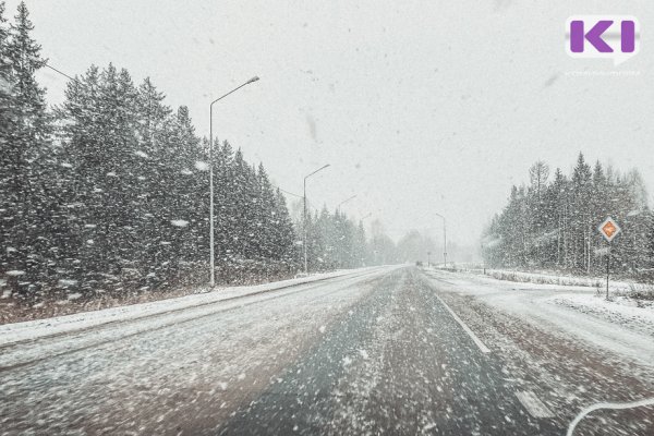В восьми районах Коми и Сыктывкаре ожидается сильный снегопад
