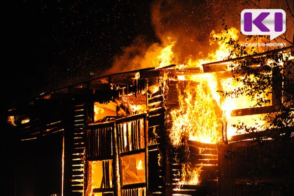 В усинском поселке Парма на пожаре погиб мужчина