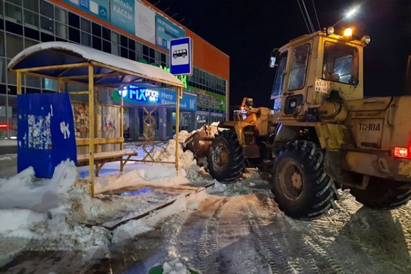 Сколько кубометров снега вывезли за сутки в Сыктывкаре