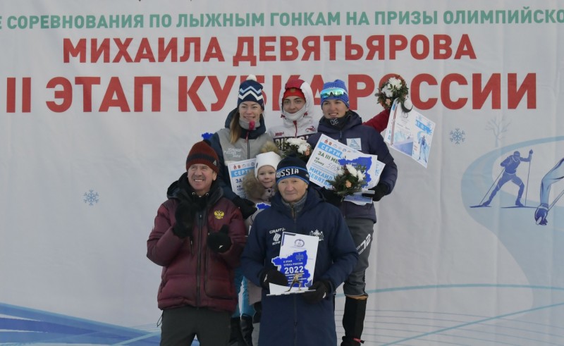 Ольга Царева успешно выступила на II этапе Кубка России по лыжным гонкам