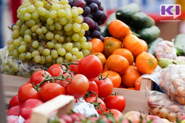 Цены на овощи и фрукты сдерживали инфляцию в Коми

