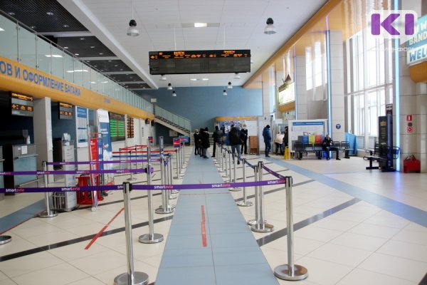 Аэропорт Сыктывкара вот уже третий год защищает пассажиров от коронавируса 