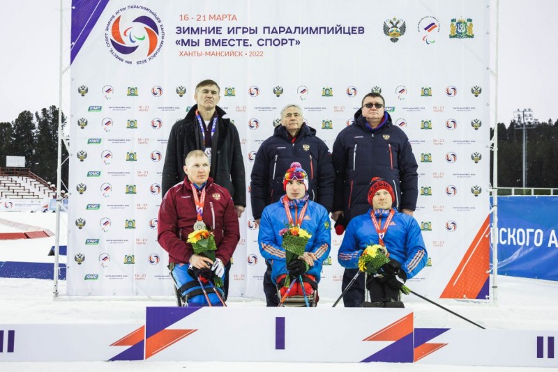 Иван Голубков выиграл спринтерскую гонку на Зимних играх паралимпийцев “Мы вместе. Спорт”