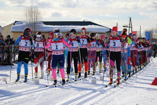 Лыжная сборная Коми в последний день всероссийских соревнований 