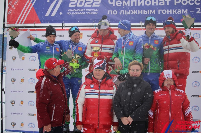 Сборная Коми взяла первые места в мужском скиатлоне