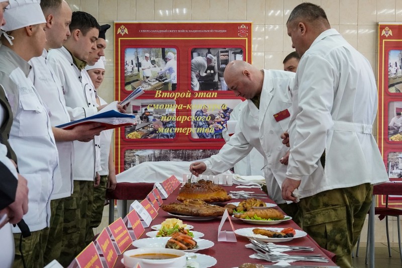 Росгвардейцы из Коми стали победителями конкурса лучших военных поваров