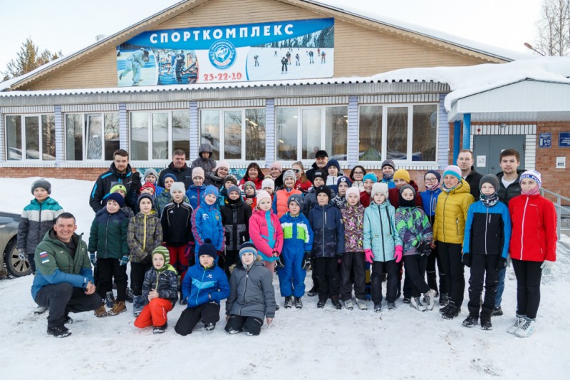Владимир Уйба и Елена Вяльбе встретились с будущими чемпионами по лыжным гонкам