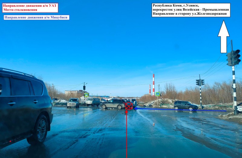 В Усинске водитель-лихач подставил под удар пассажира