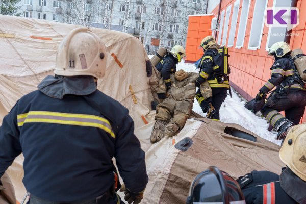 На пожаре в Печоре пострадал мужчина