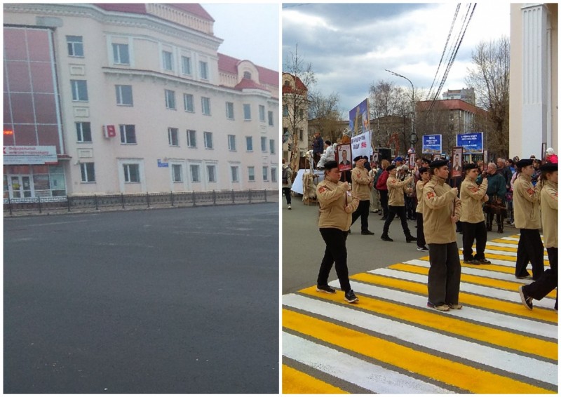 Было/Стало: День Победы в Сыктывкаре в 2020 и в 2022 году