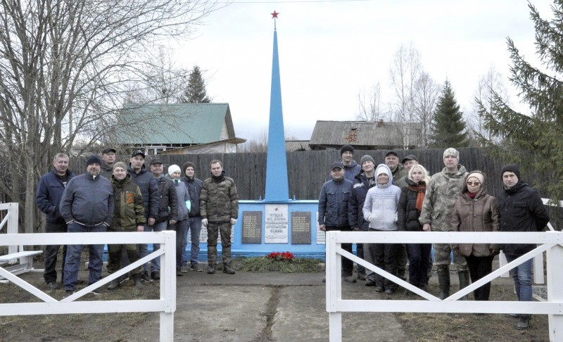 "Ростелеком" в Коми привел в порядок памятник участникам Великой Отечественной войны 