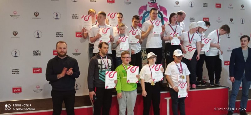Спортсмены из Коми завоевали четыре медали на Всероссийской Спартакиаде Специальной Олимпиады по плаванию
