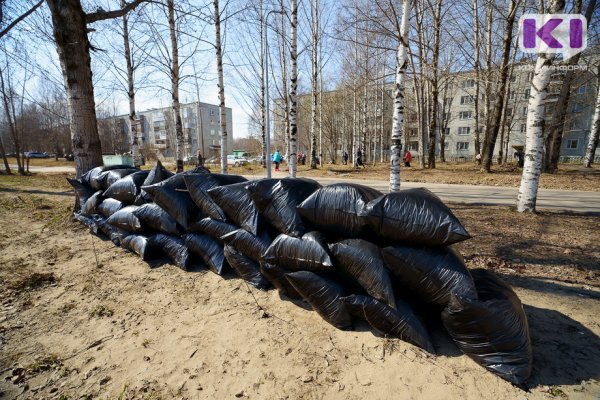 За майские субботники с улиц Сыктывкара вывезли 1400 тонн мусора