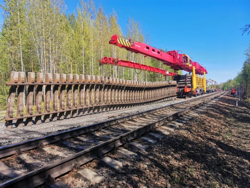 В Коми завершен капремонт железнодорожного участка Талый - Каджером