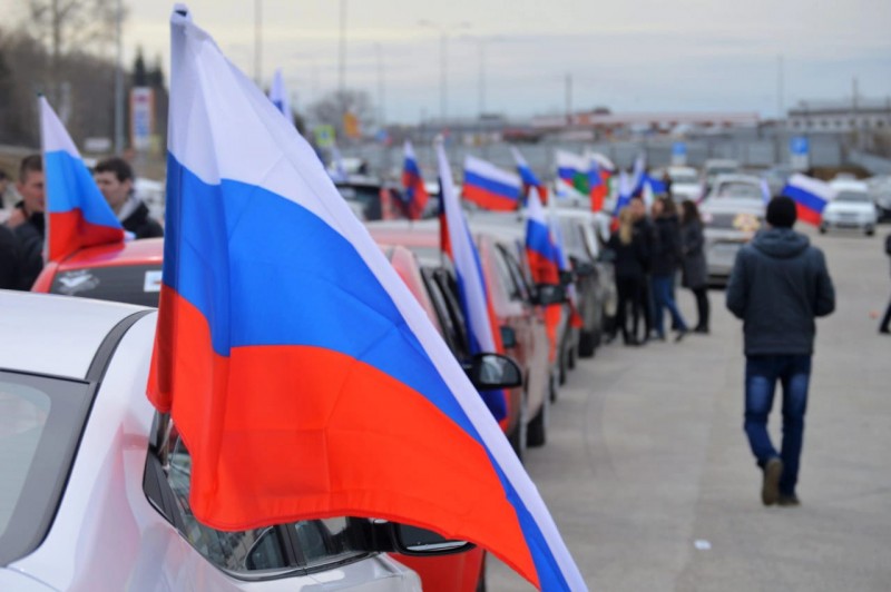 В Коми прошли автопробеги в честь Дня России