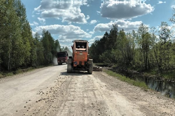 Решаем вместе: после жалоб в соцсетях дорожники прогрейдировали дорогу Ухта - Троицко-Печорск