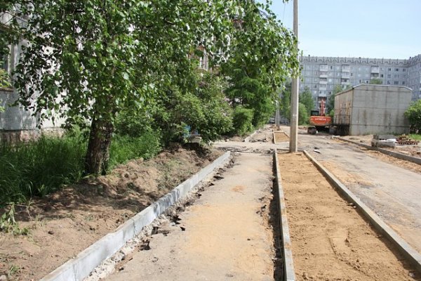 В столице Коми продолжается ремонт дворовых территорий
