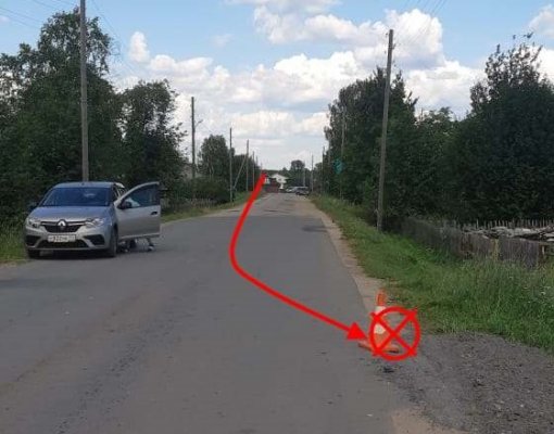 В Прилузском районе нетрезвый водитель разбил чужое авто об столб
