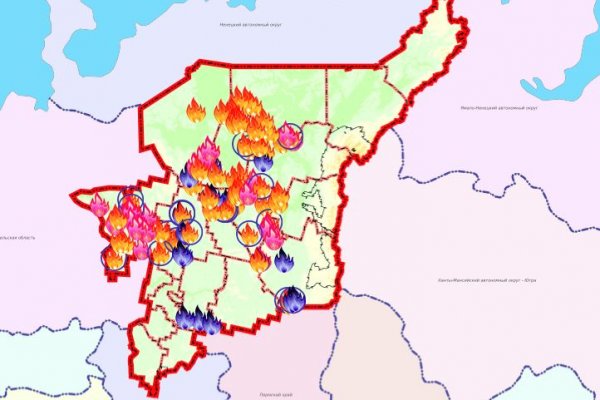 Лесные пожары Коми ползут на север