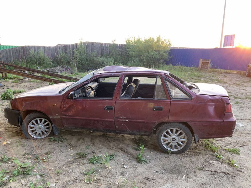 В ДТП под Сосногорском пассажир Daewoo Nexia получил травмы