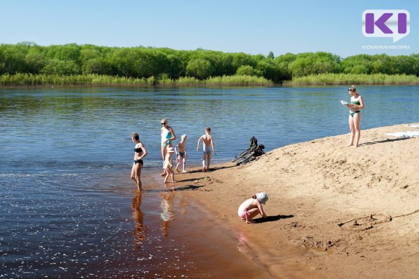 В Усть-Вымском районе пьяные родители оставили на пляже троих маленьких детей