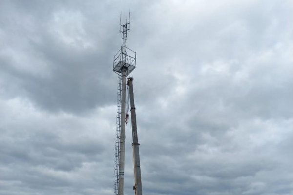 В Илья-Шоре Усть-Вымского района установили вышку сотовой связи