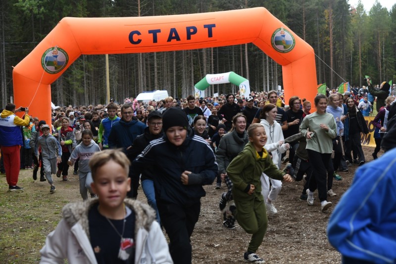 Более пяти тысяч любителей спорта собрал "Кросс нации 2022" в Сыктывкаре