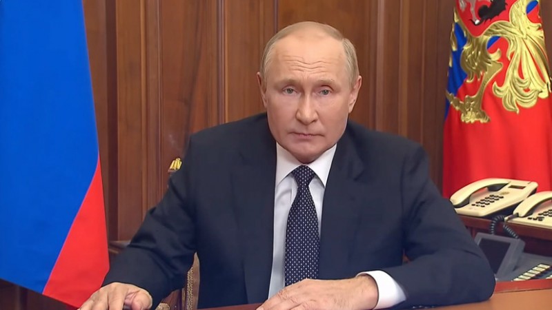 Путин сообщил о решении объявить о частичной мобилизации в России

