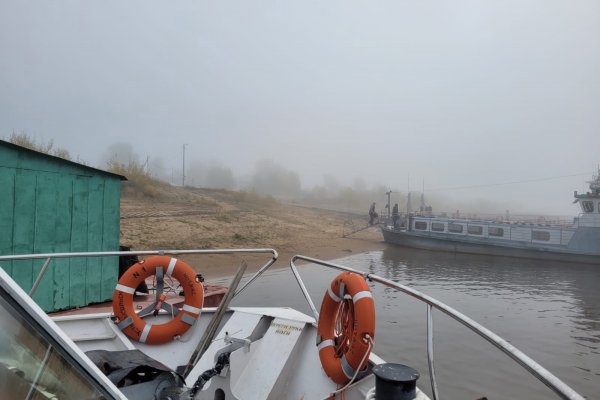 В Сыктывкаре из-за тумана приостановлена речная навигация