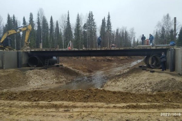 В Сосногорском районе отремонтировали мост через ручей Малый Войвож