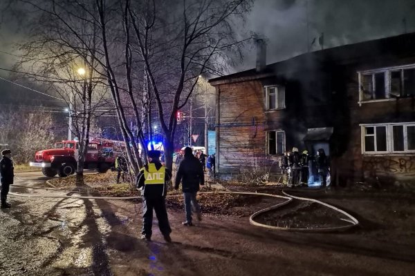 В Сыктывкаре на пожаре пострадала женщина