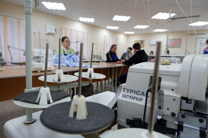 "Добрая Республика" доставила 240 килограмм ткани в Сыктывкарский политехнический техникум