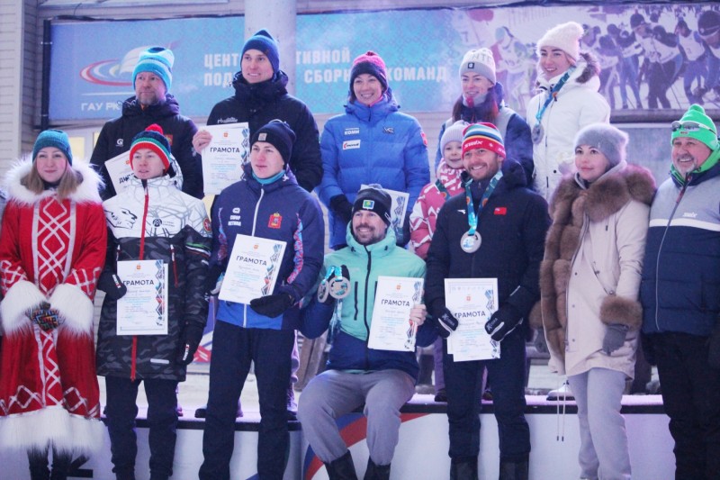 Лыжники Коми четыре раза подымались на пьедестал "Сыктывкарская лыжня"