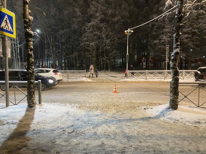 В Сыктывкаре водитель Renault сбила на переходе 13-летнюю девочку