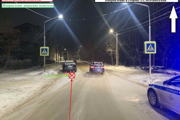 В Сыктывкаре пьяный водитель сбил женщину на пешеходном переходе