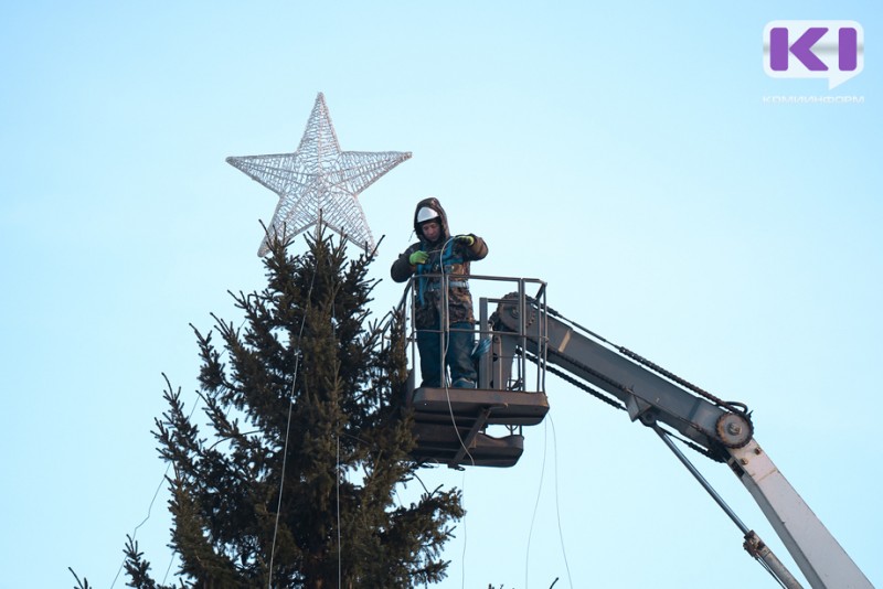 В сыктывкарском Давпоне определили новое место для новогодней ели