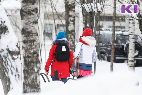 Морозы продлили школьникам Коми новогодние каникулы