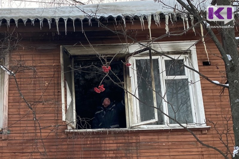В Усть-Куломском районе сгорел жилой дом