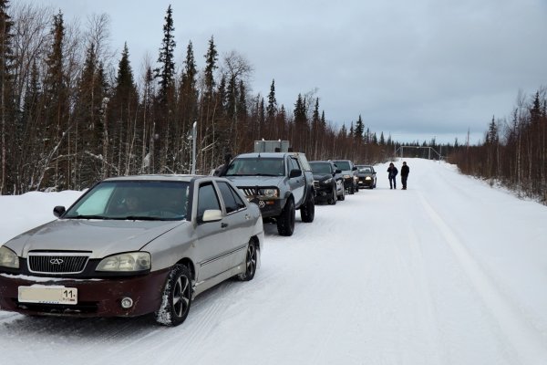 Для проезда автомобилистов открылась зимняя автодорога по маршруту Инта - Печора - Инта
