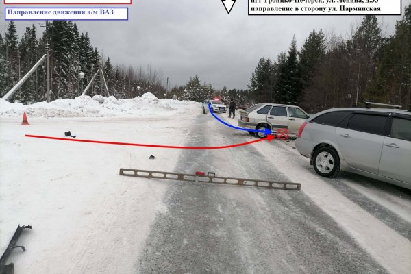 В Троицко-Печорске 50-летняя женщина за рулем спровоцировала ДТП